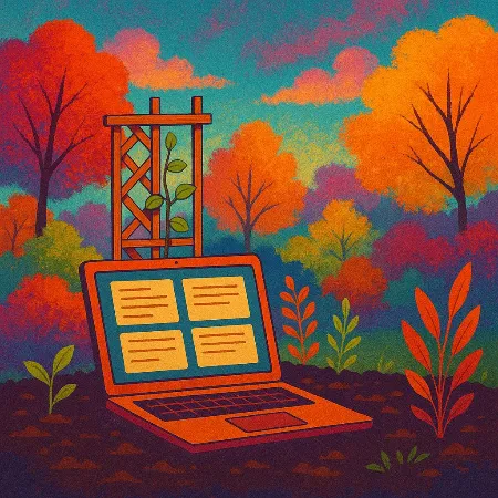 My original digital garden